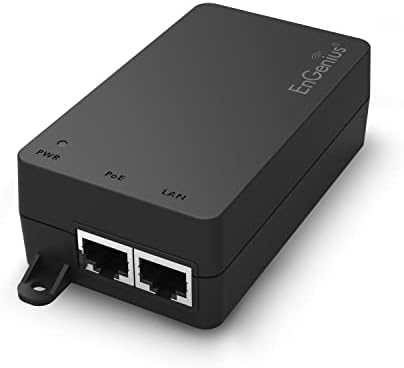 Engenius 2.5Gbps Power Over Ethernet Poe ++ מזרק | 60W | 802.3af/at/bt | PLUG & PLAY | עד 100 מטר | יציאה יחידה [EPA5060HBT]